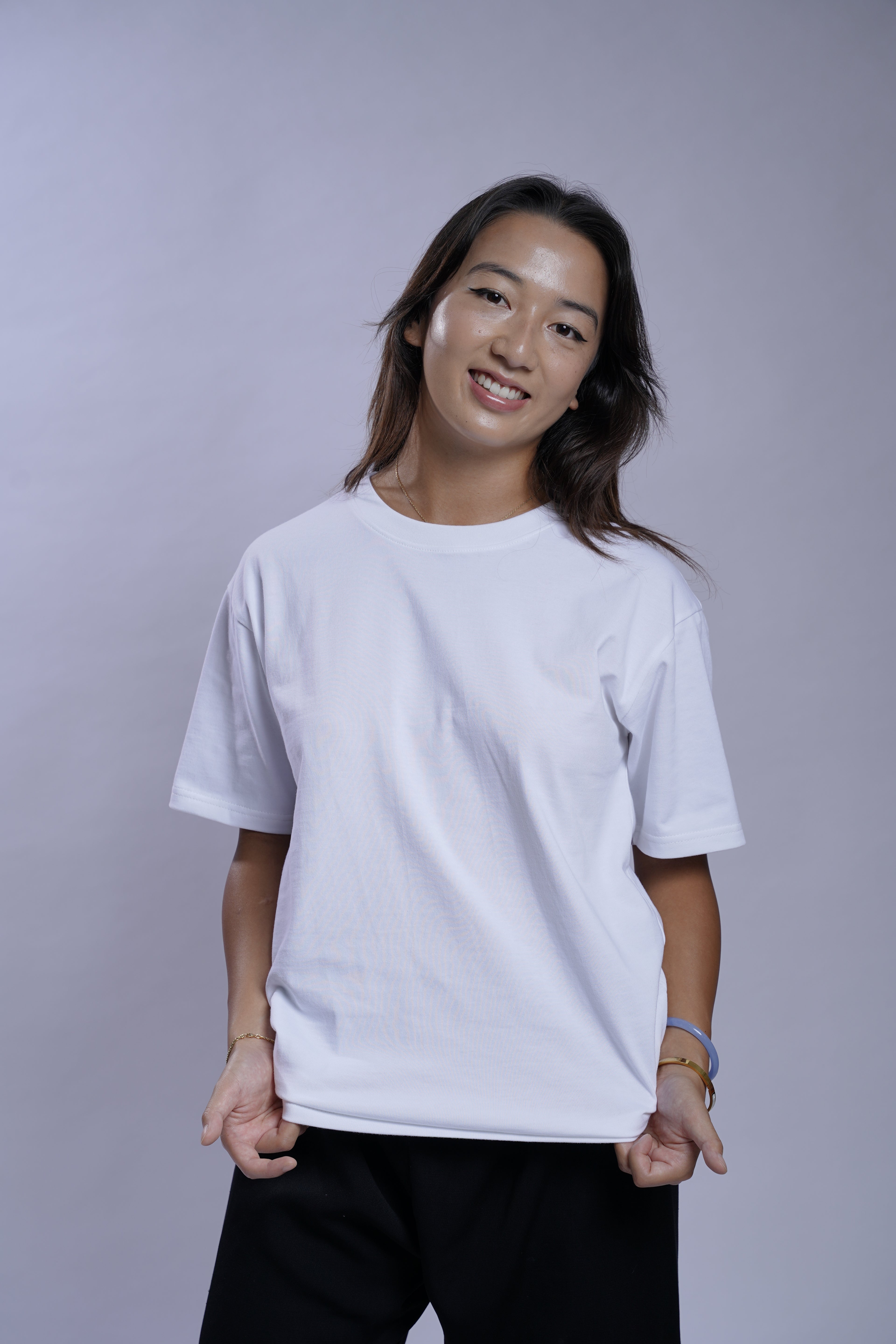 Áo Thun Cotton Trơn Trắng Huế