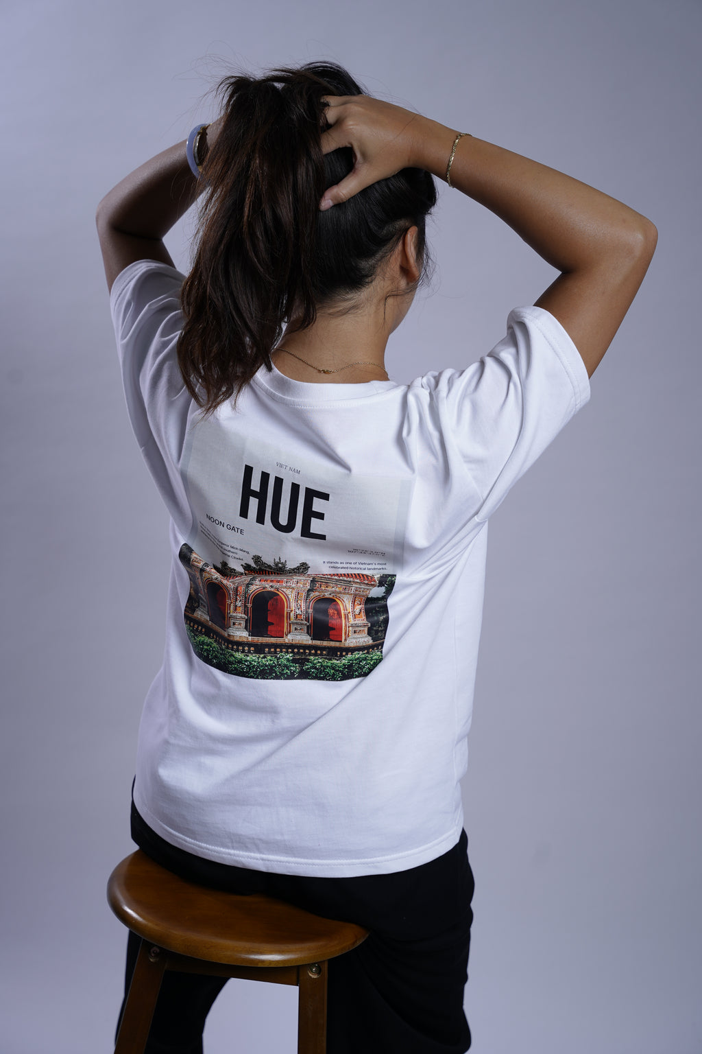Áo Thun Cotton Trơn Trắng Huế