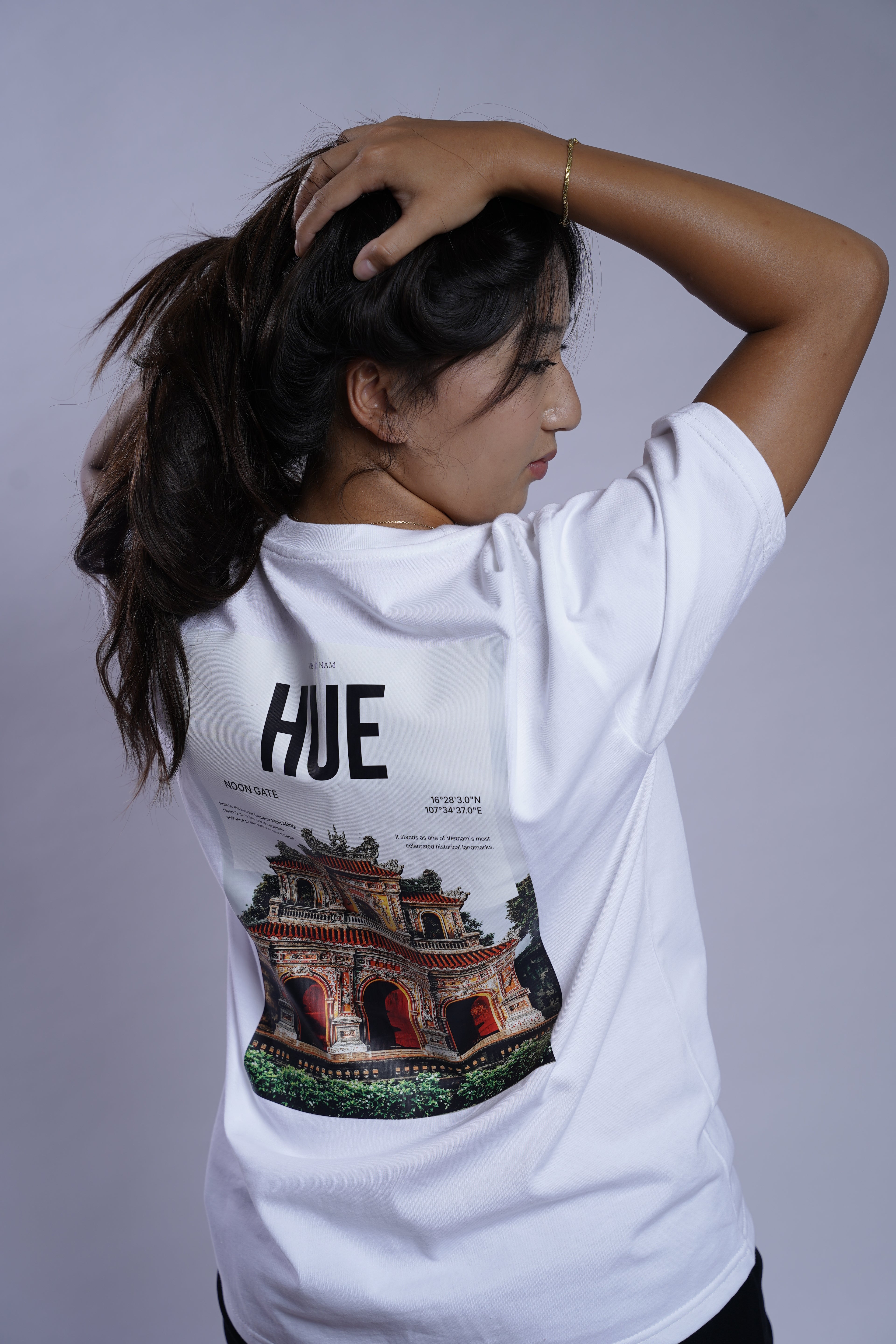 Áo Thun Cotton Trơn Trắng Huế