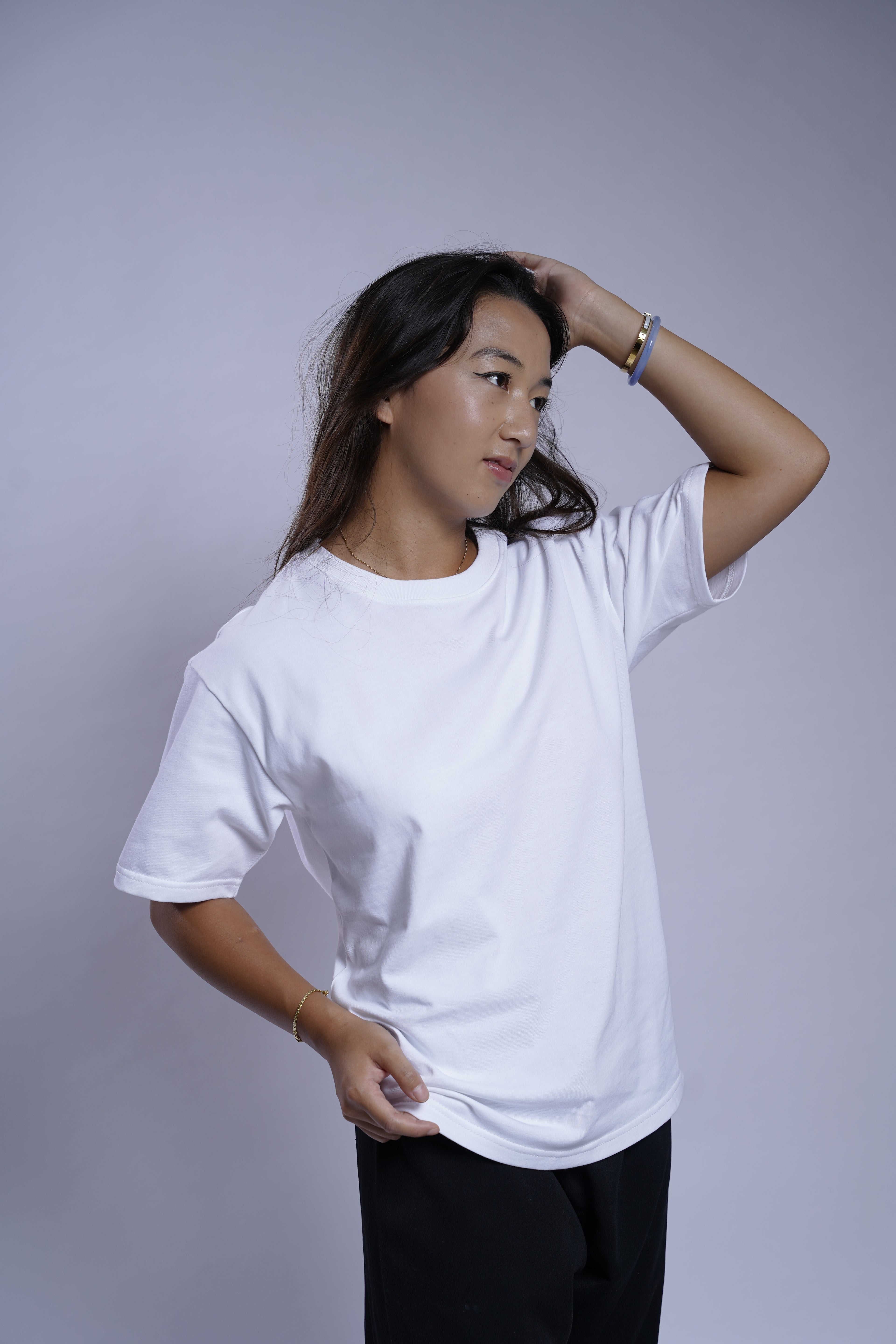 Áo Thun Cotton Trơn Trắng Huế