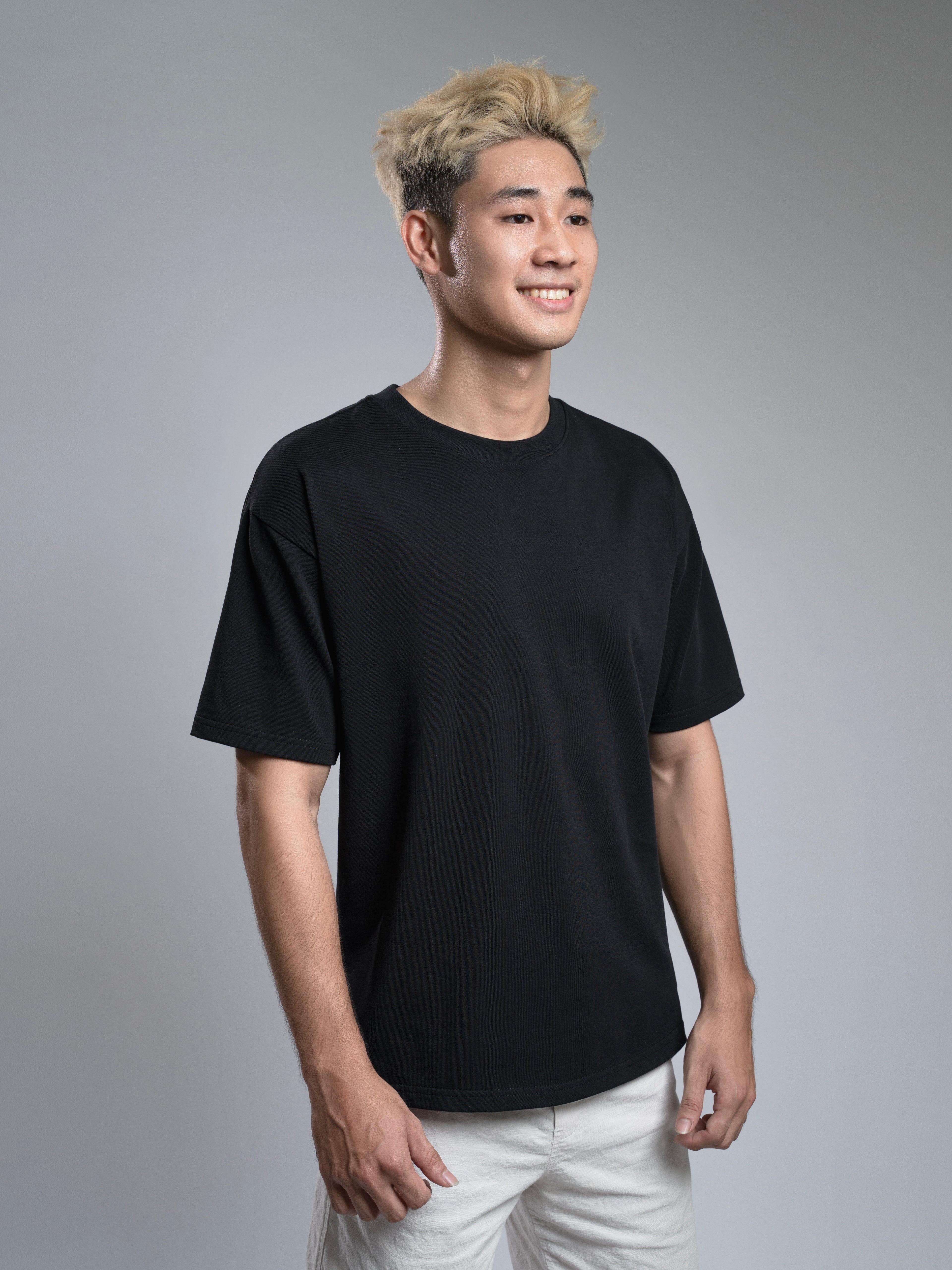Áo Thun Nam Cotton Đen Rien de Plus
