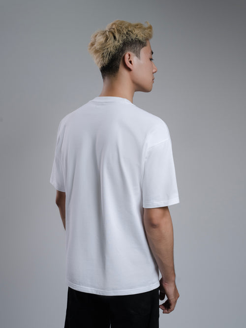 Áo Thun Nam Cotton Trơn Trắng Regular Fit