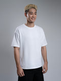 Áo Thun Nam Cotton Trơn Trắng Regular Fit