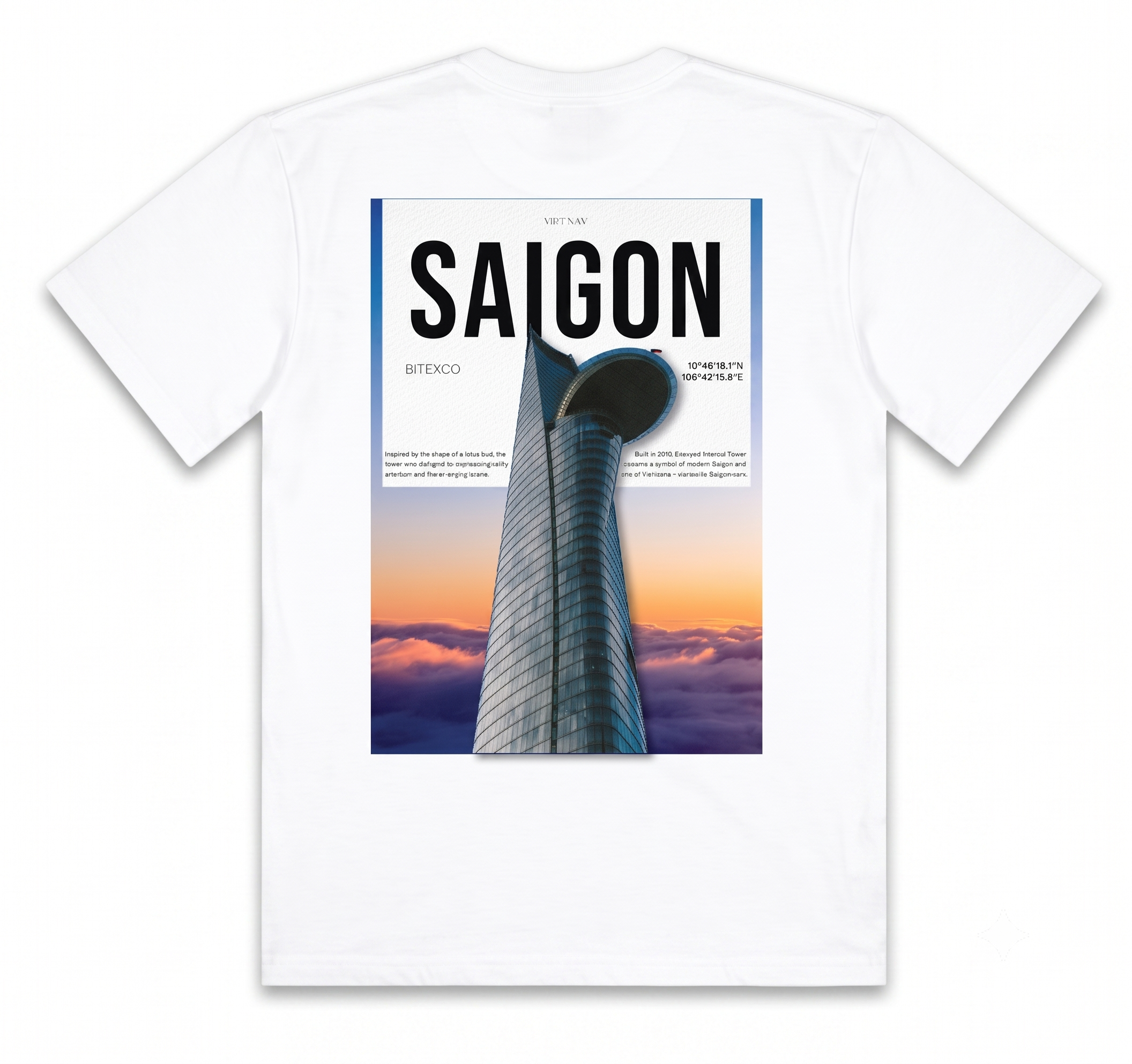 Áo Thun Cotton Trơn Trắng Sài Gòn